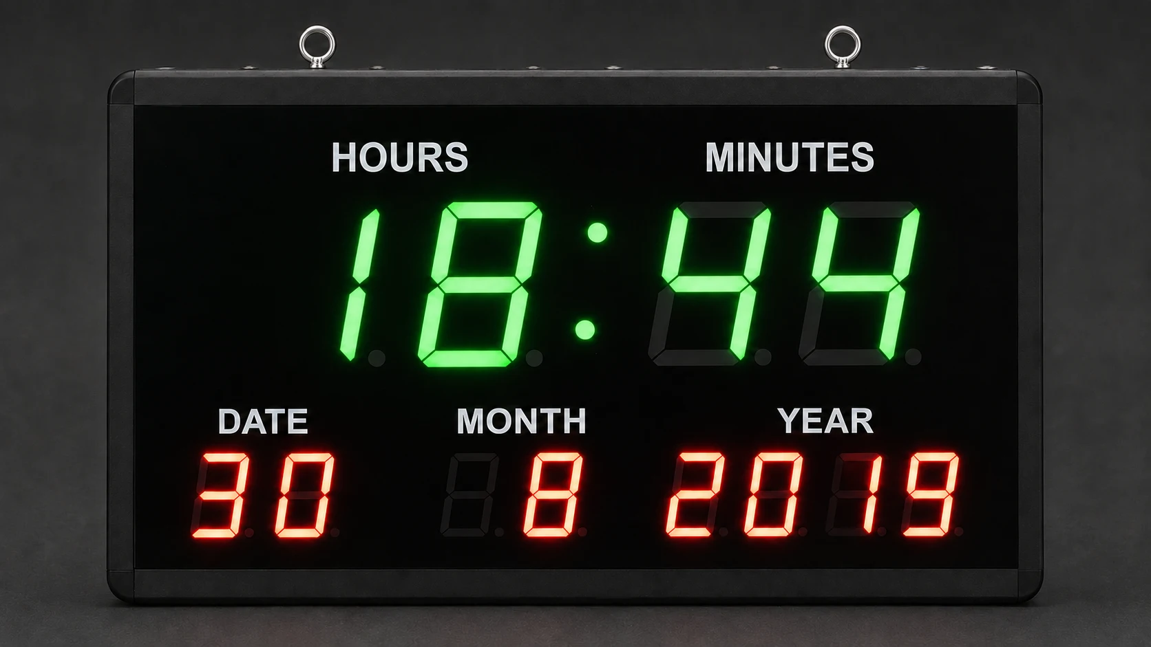 GPS time & date clock