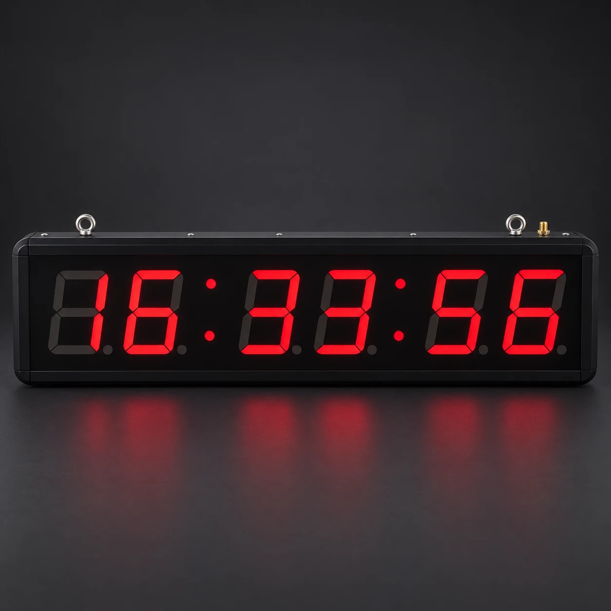 4-inch six-digit GPS clock