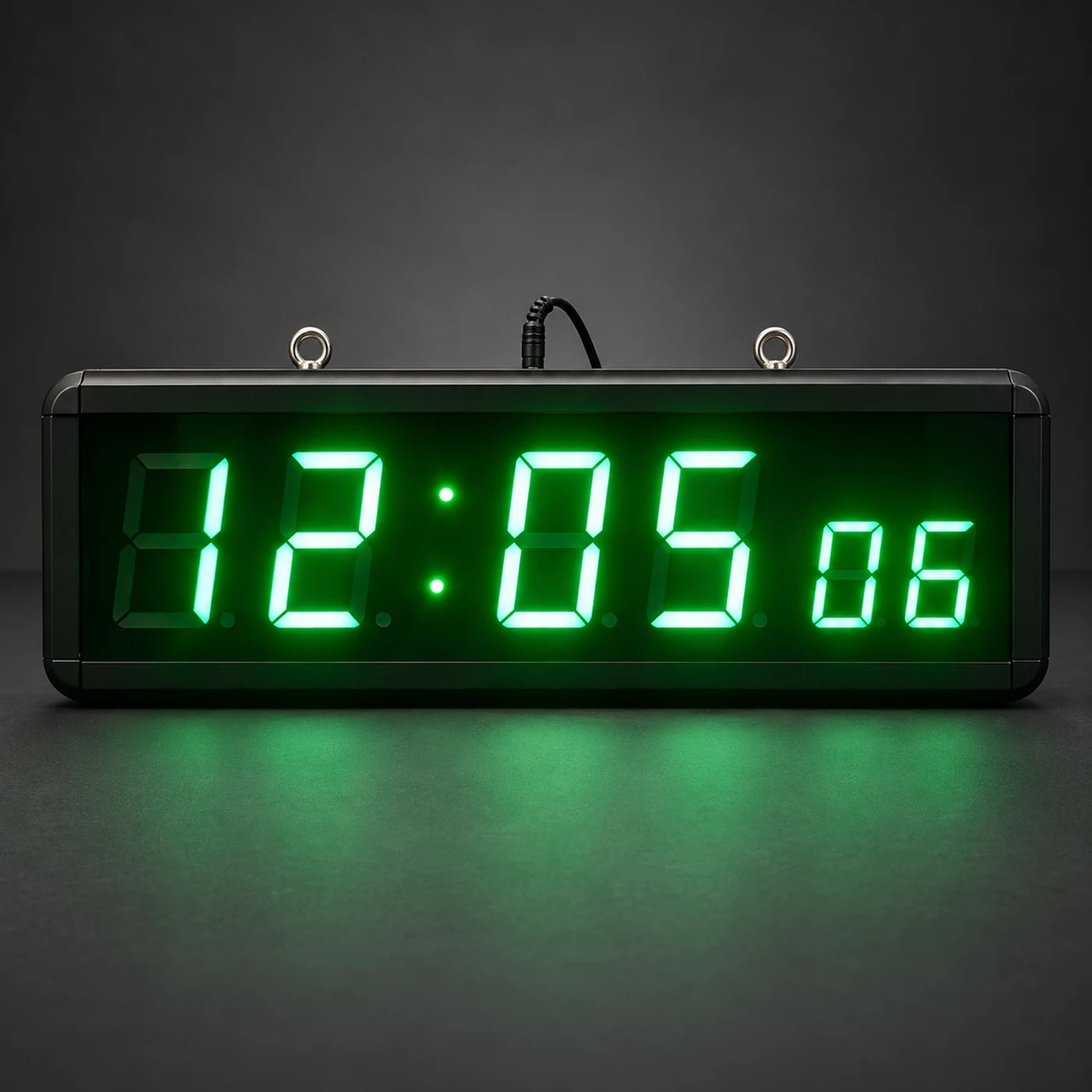 3-inch GPS clock · compact seconds