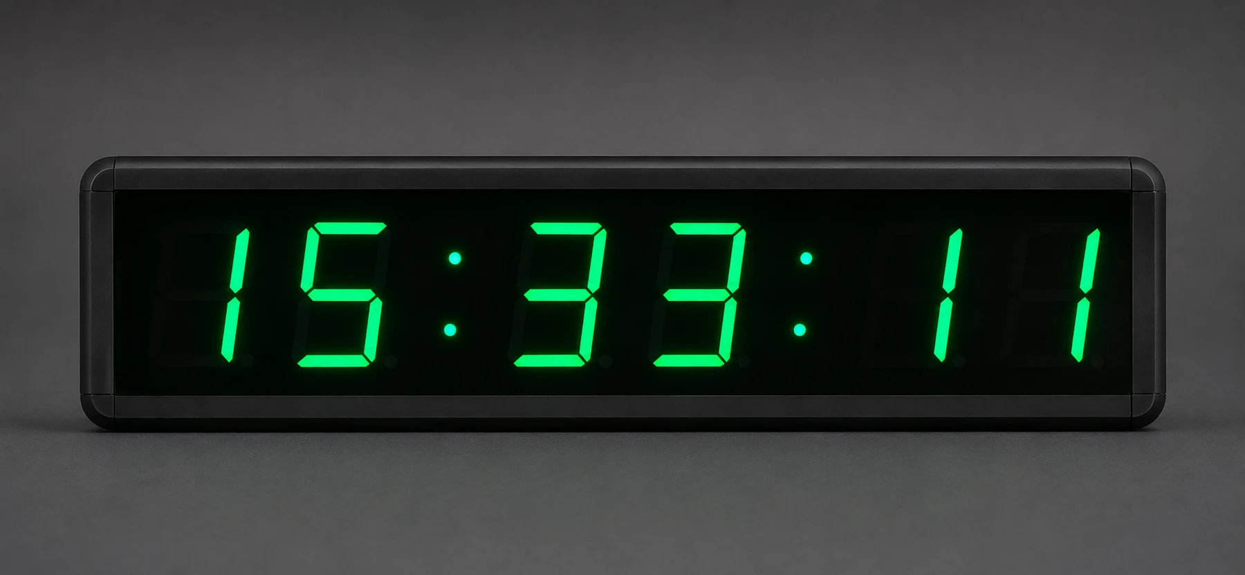 3-inch six-digit GPS clock