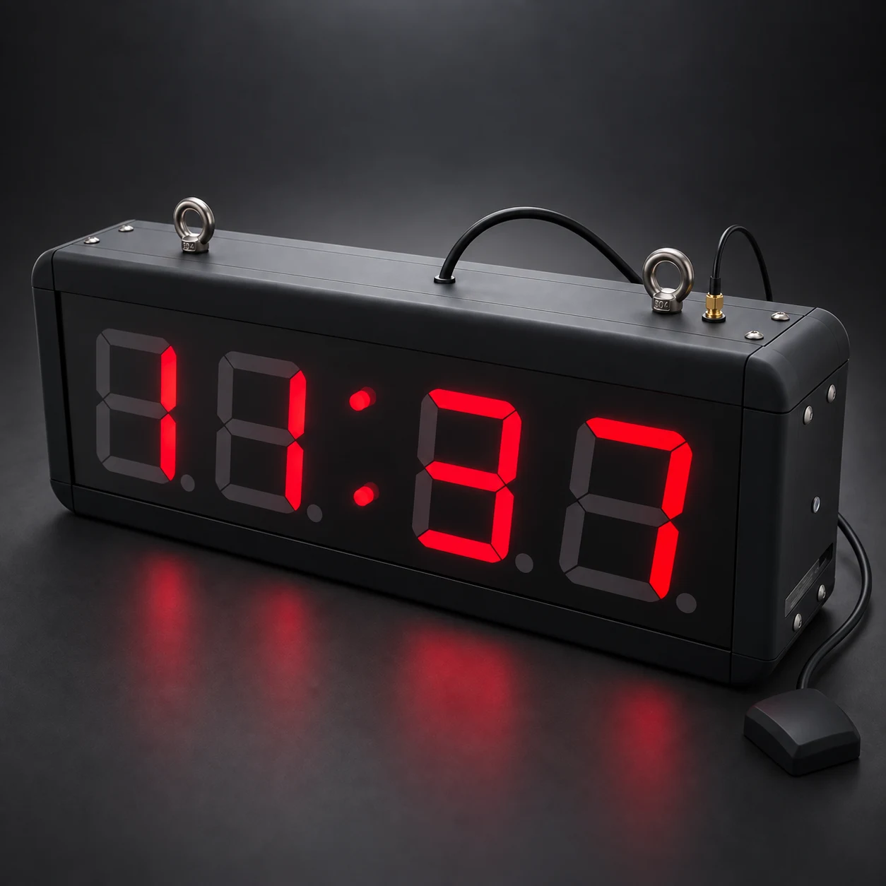 Double-sided four-digit GPS clock
