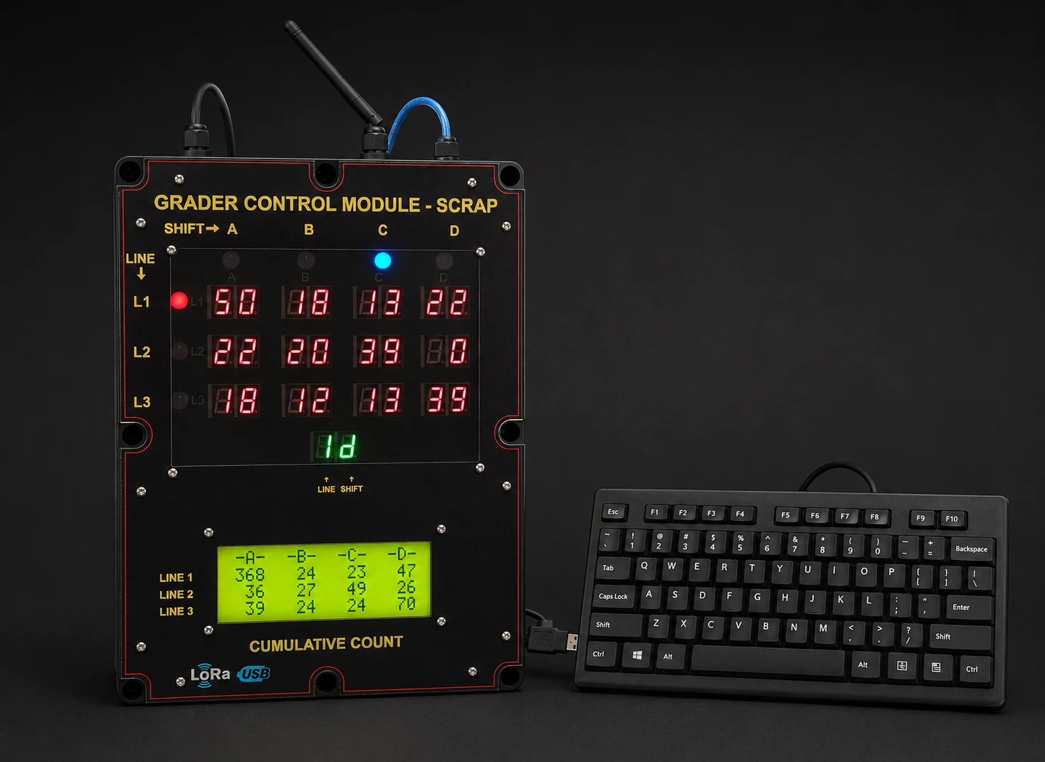 Scrap Grader Controller — Transmitter