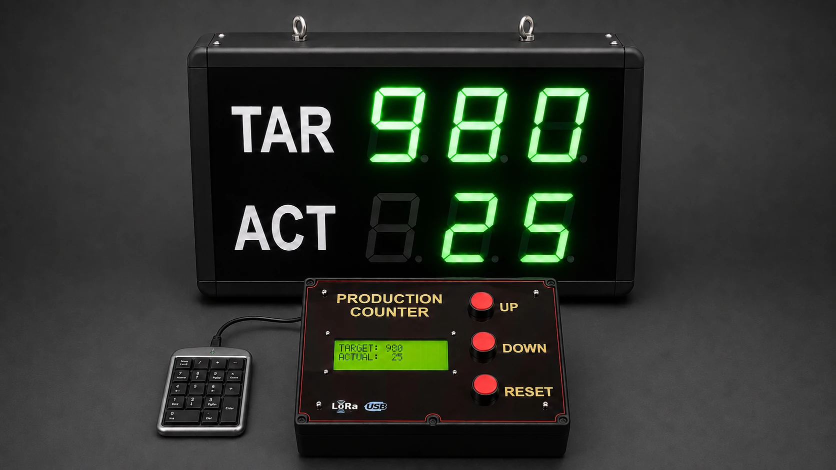 Wireless production counter