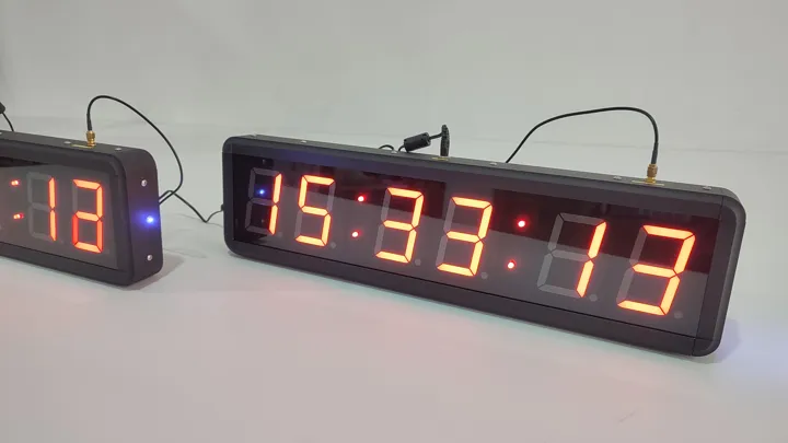 3-inch 6-digit GPS wall clock