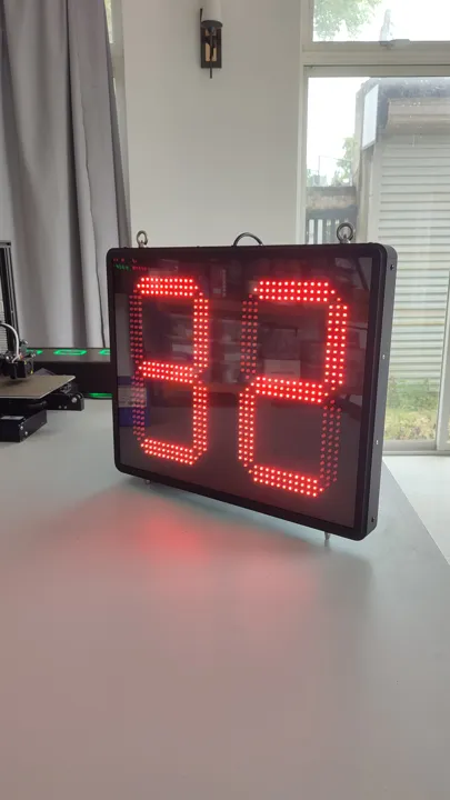 12-inch 2-digit swimming pace clock