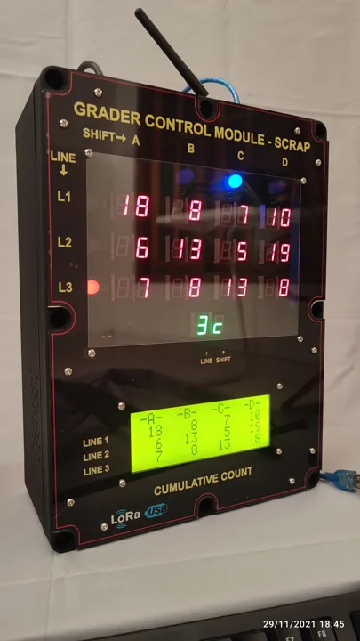 Scrap grader controller – transmitter