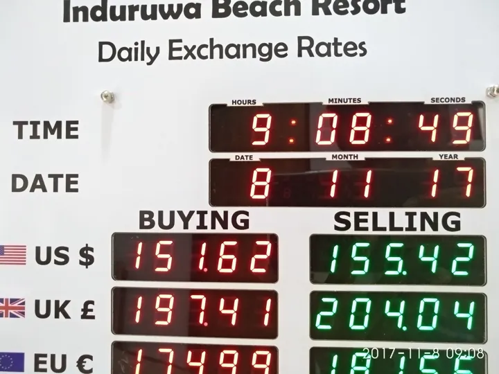 Desktop forex rate display – Bluetooth