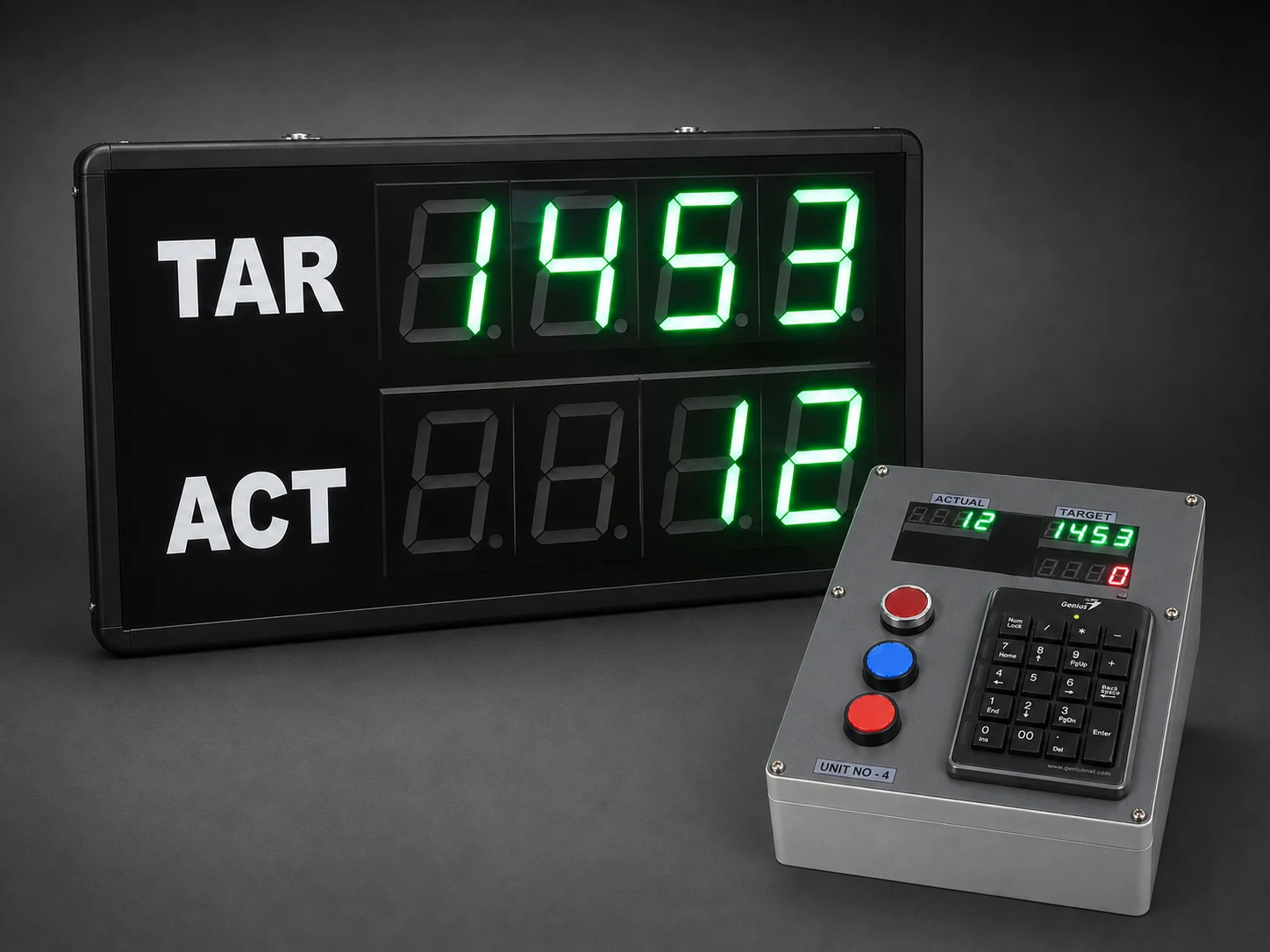 Wireless target counter